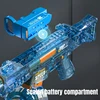 Simulated Flame Electric Water Gun for Kids Sensor Light High Pressure Automatic Watergun Children Summer Outdoor Beach Pool Toy 6