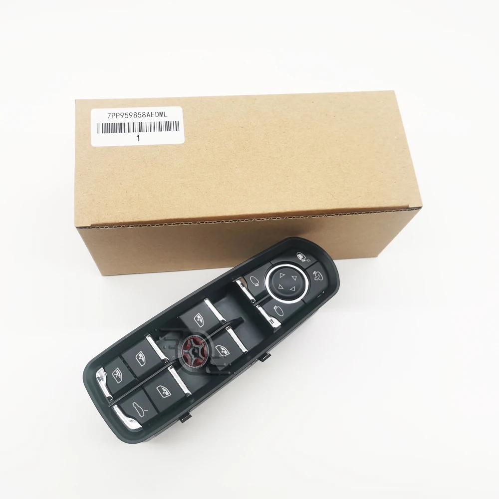 7Pp959858Aedml New Power Master Control Window Switch Power Window Switch For Porsche Cayenne Macan Panamera 2011-2018
