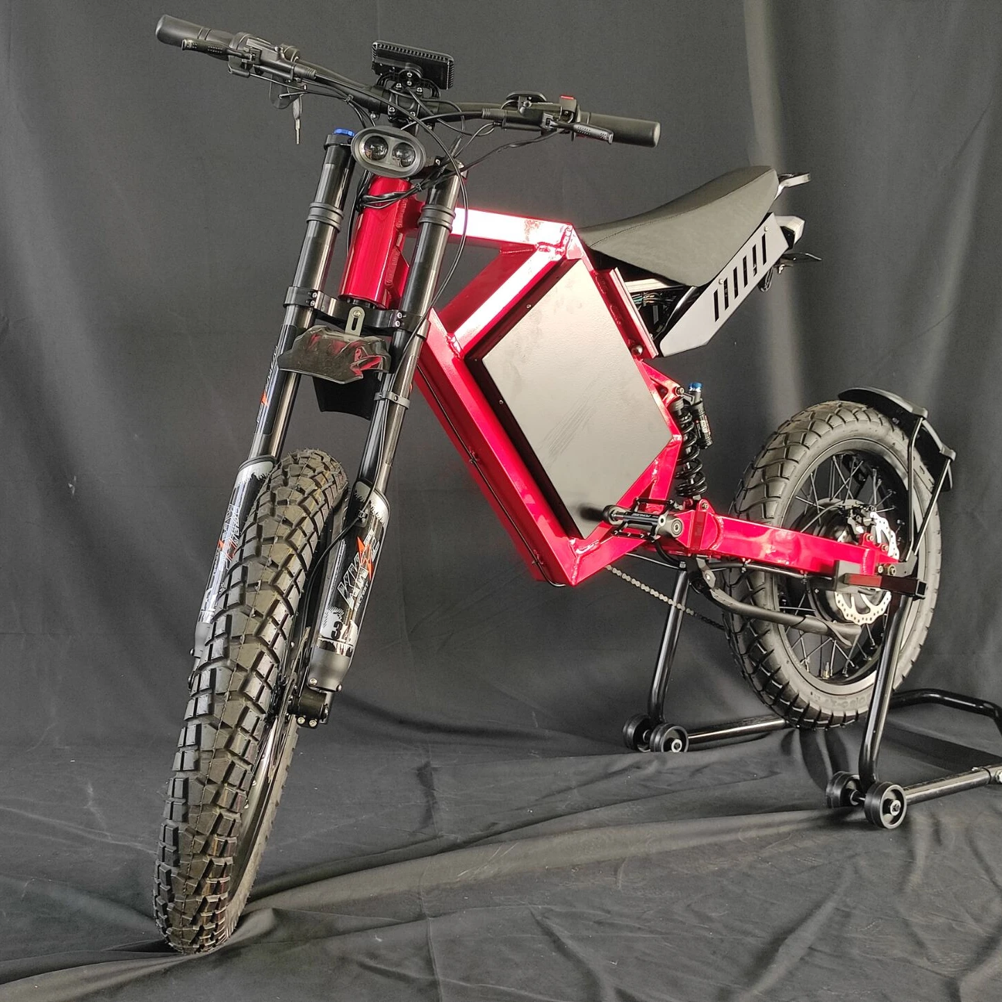 New CS20 72V 12000W Electric Mountain Bike Aluminum Frame Stealth Bomber Electric Bike