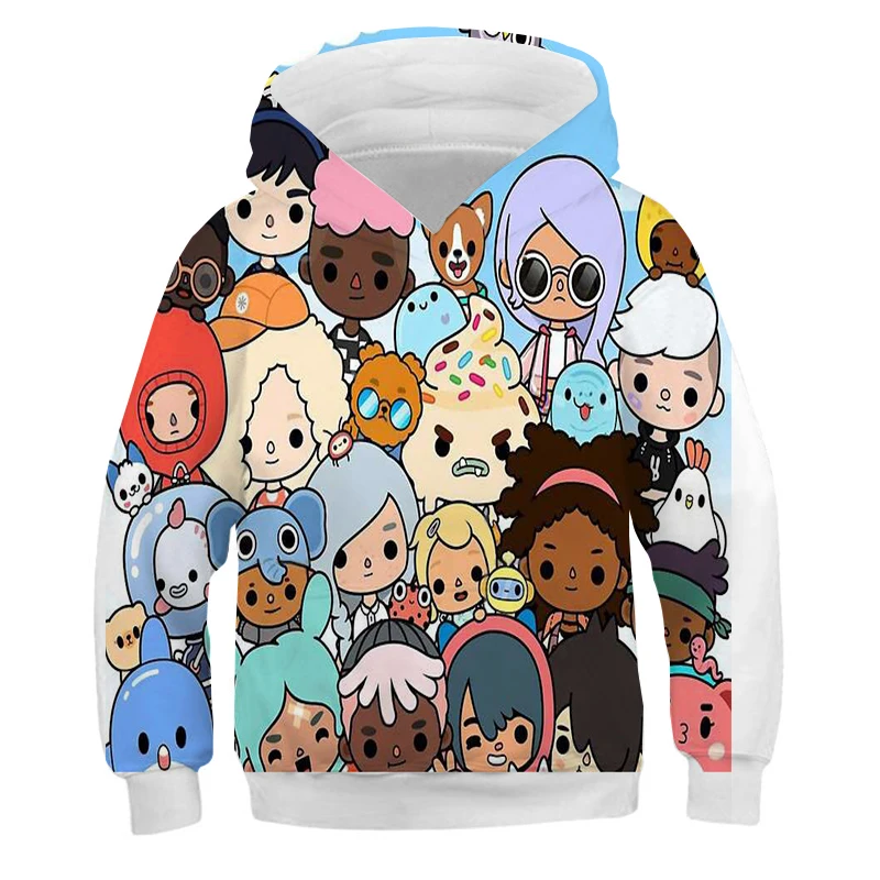 Jogo vida gacha meninos meninas crianças hoodies streetwear kawaii dos  desenhos animados gacha vida camisolas crianças anime roupas de grandes  dimensões - AliExpress
