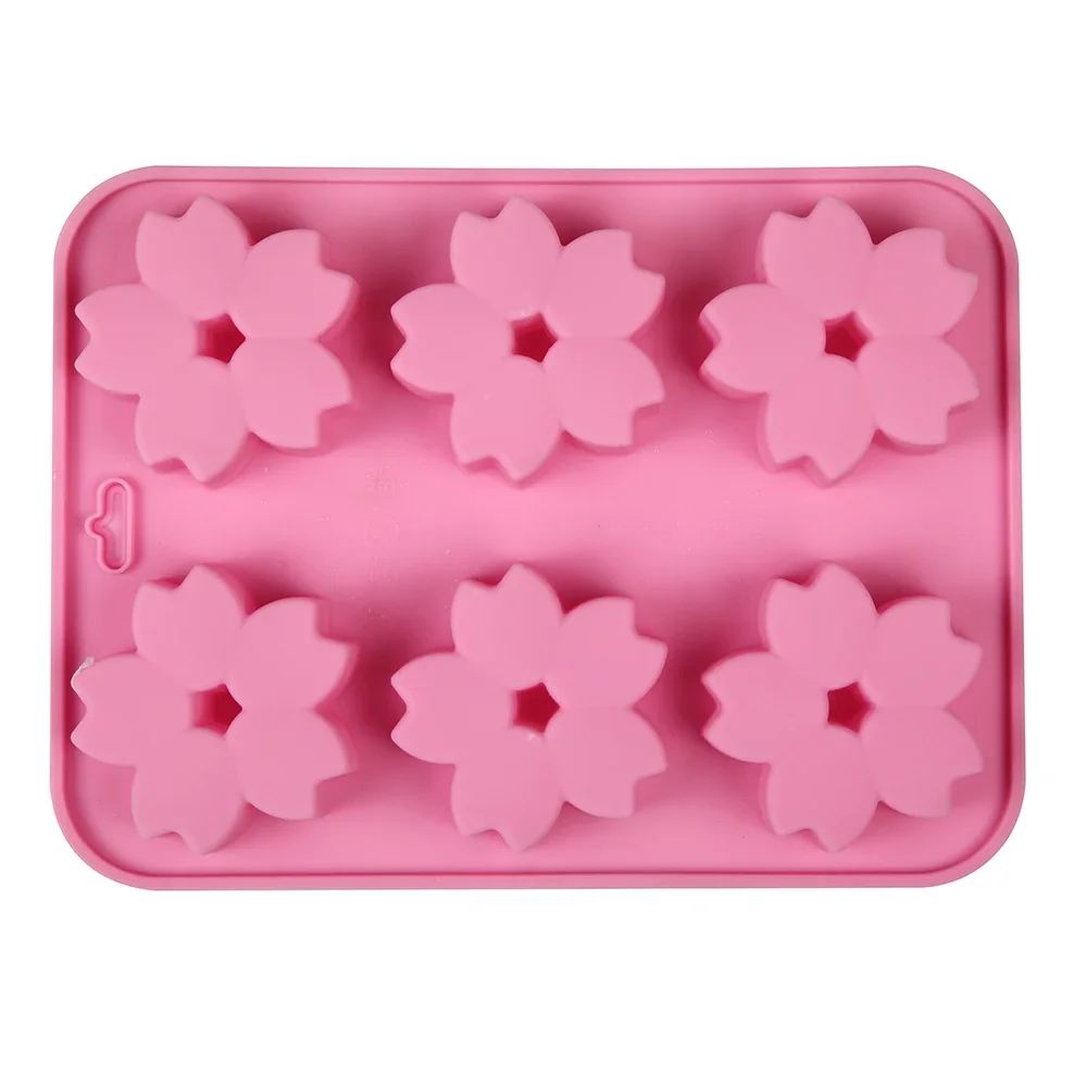 

Cherry Blossom Cake Silicone Mold 3D Mousse Handmade Soap Making Pastry Jelly Egg Tart Bread Mold Baking Tool