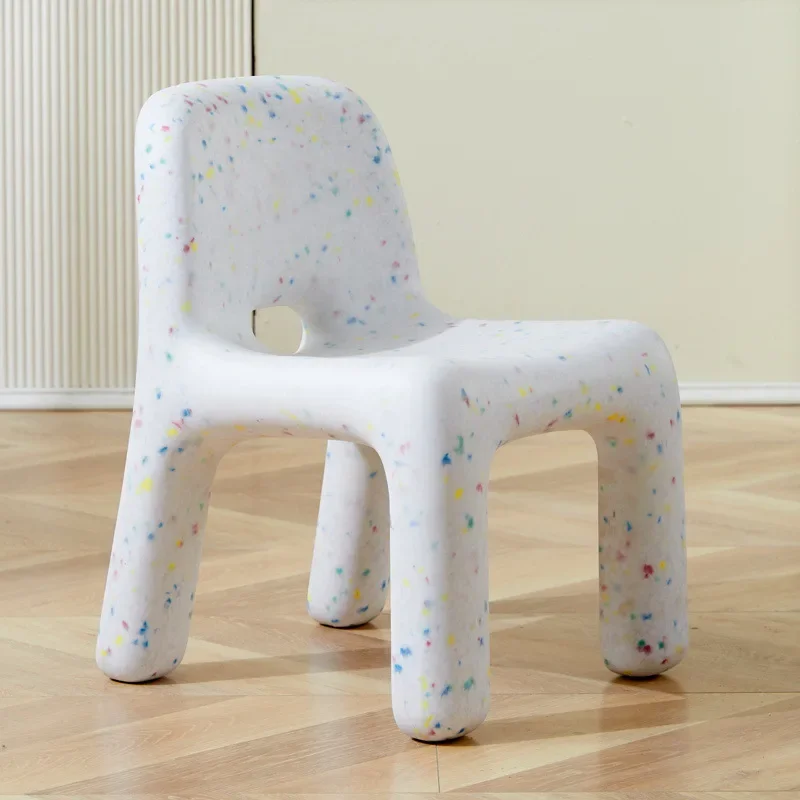 

Nordic Household Chair Backrest Cute Low Stool Small Stool Stools Plastic Plastic Chairs Furniture Pouf Vanity Chair