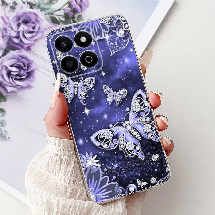 Fashion Butterfly Shockproof Silicone Back Cover