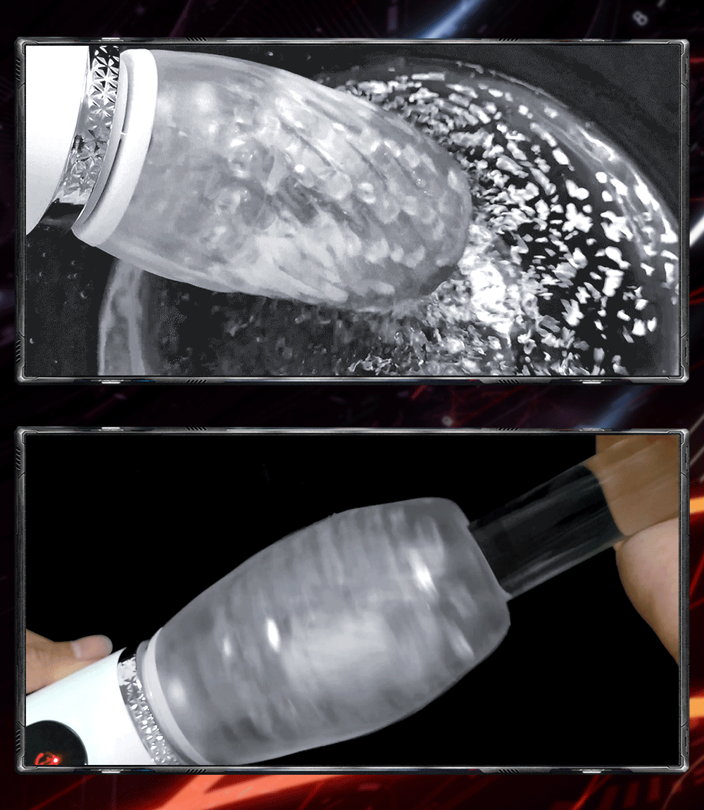 Male Masturbator Automatic Telescopic Rotating Vibrating For Men Glans Trainer Masturbation Cup  Thrusting_voghion.com