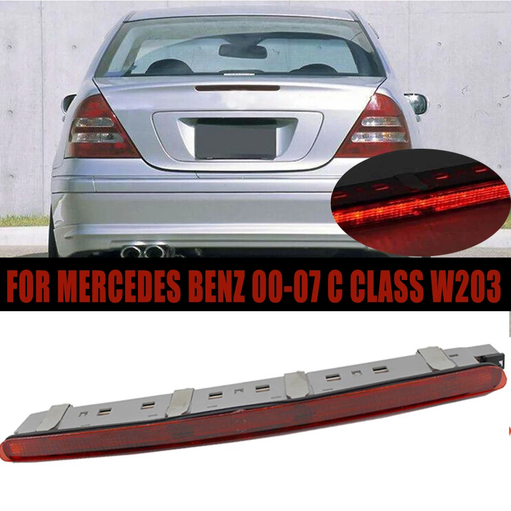 

LED Third Stop Rear Tail Brake Light Lamp For Mercedes Benz 00-07 C Class W203 A2038201456 Warning Car Rear Parking Signal Lamp