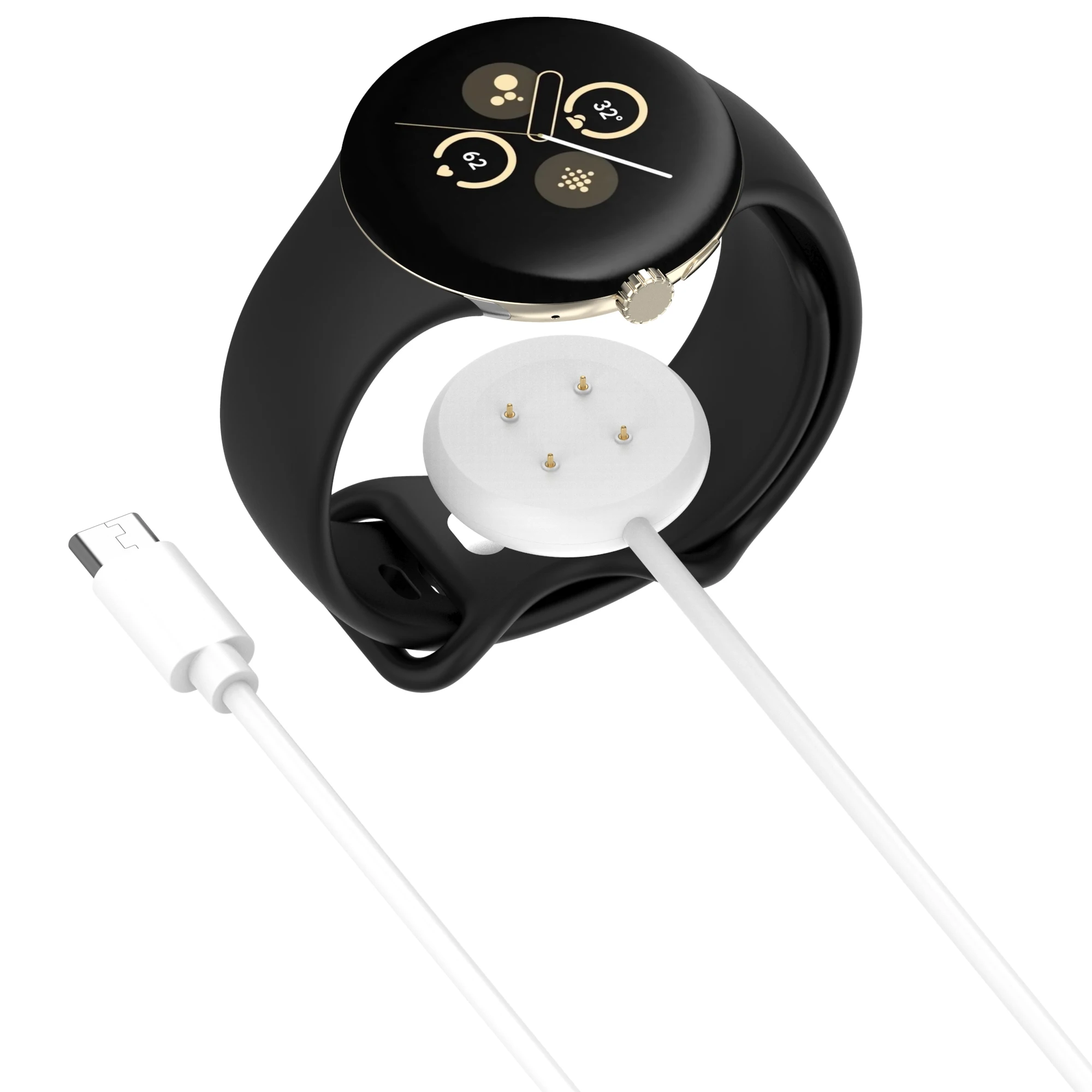 Universal Smartwatch USB Charging Dock Adapter - Efficient Power Charger for Multiple Smartwatch Models