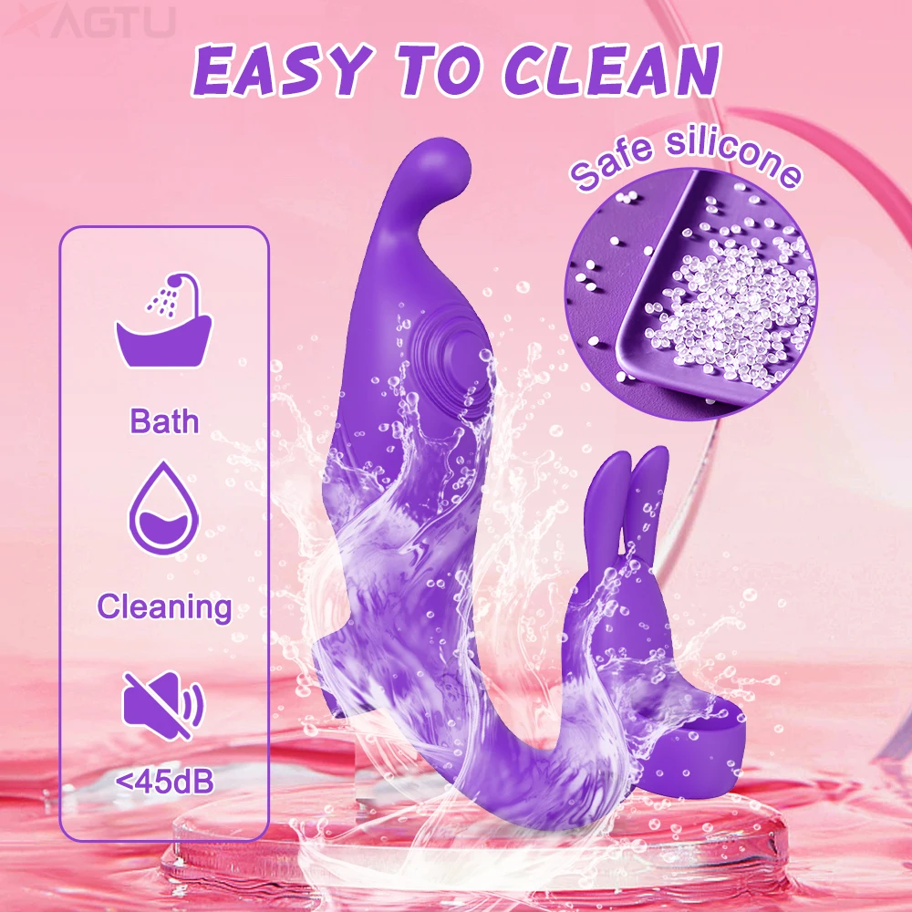 Rabbit Finger Vibrator for Women Vagina Nipples Vibrator Clitoris Stimulator Female Masturbator Interaction Sex Toy for Couples sex toys