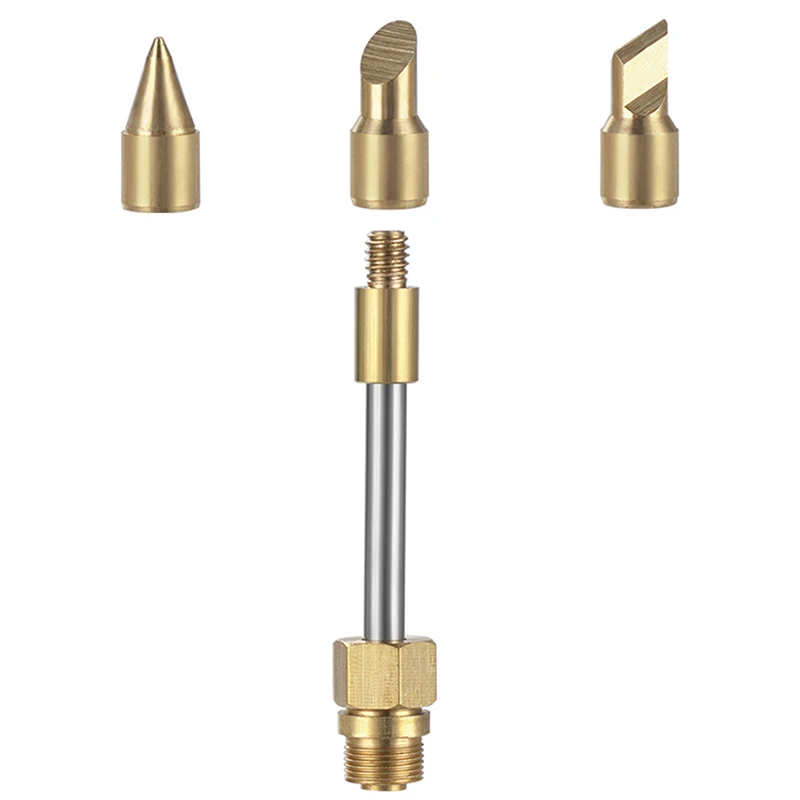 

1Set Mini Portable USB Soldering Iron Tip 510 Interface 5V Battery Soldering Iron Tip Cutter Head Horseshoe Pointed 20w-40w New