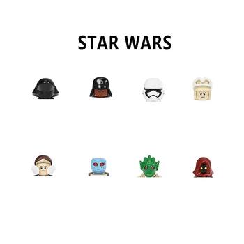 PG8289 빌딩 블록 첫 주문 크루 브릭 피규어, Duros Rodian 미니 피규어, Hoth Rebel Trooper 피규어 조립 장난감