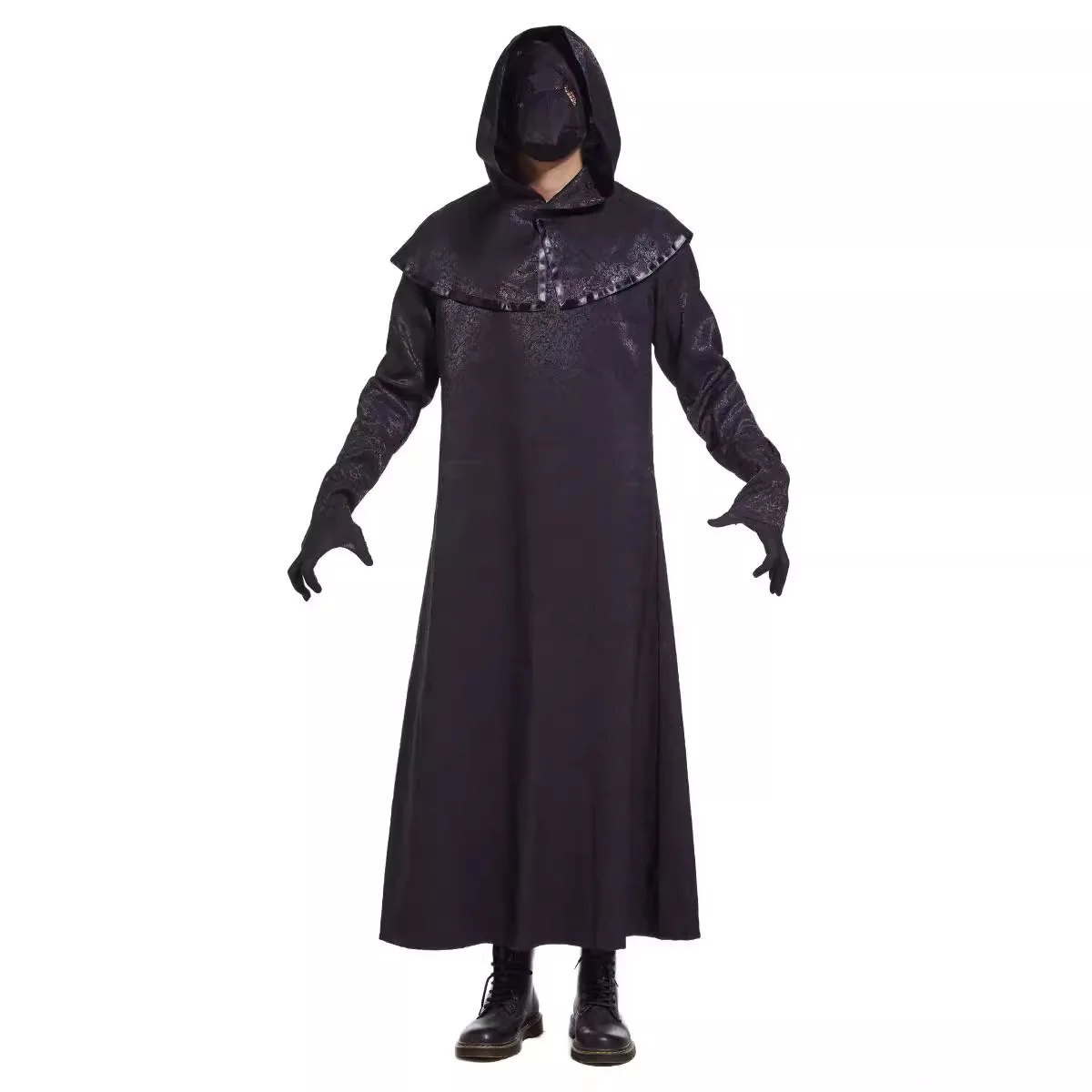 Halloween Cosplay Costumes Halloween European Medieval Black Death Plague Men's Beak Mask Doctor Role Stage Performance Costume