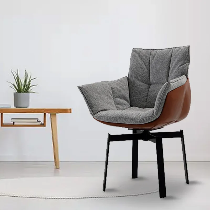 

Italian Minimalist Modern Designer Dining Chairs Comfortable Ergonomic Lounge Armchair Living Room Sillas De Comedor Furniture