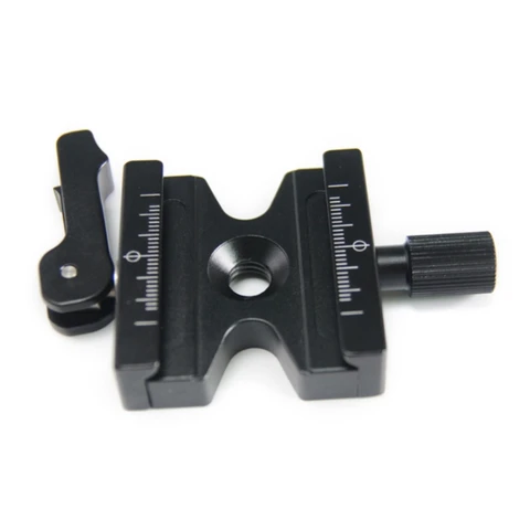Release Clamp with Adjustable Lever Knob 3/8" Screw Compatible with Arca Swiss Standard QR Plate Ball Head Tripod