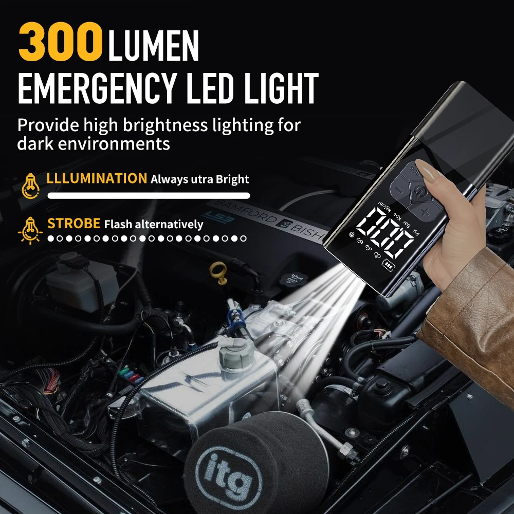 ������ Ÿ�̾� ���� ���Ա� �� ���� ��Ÿ�� �޴�� ���� ���͸� 1800A 12V 150PSI ���� ���� �̴� ���� �������� ���͸� ��� �ν���