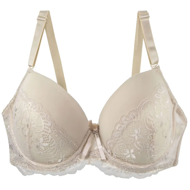 Nouvell Seamless Sexy Lace Bras For Women Push Up Purple Black Red Beige Green White BCDE Cup Undrwear Plus Size Linger 4