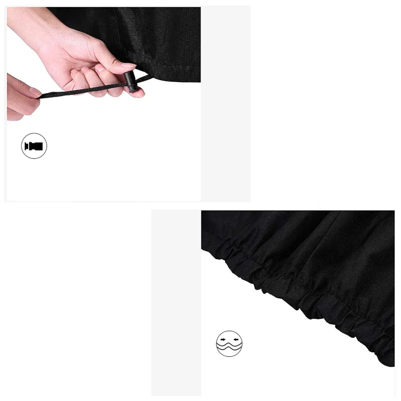 600D Oxford Cloth BBQ Grill Cover Waterproof Dustproof For Weber Q200/2000 Series Barbecue Grill Protective Covers 90x55x27cm