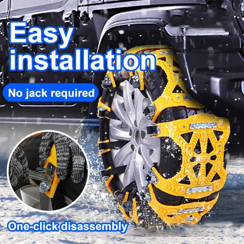 Tire chains Anti Skid Universal Car Tire Chains for Snow Mud Ice