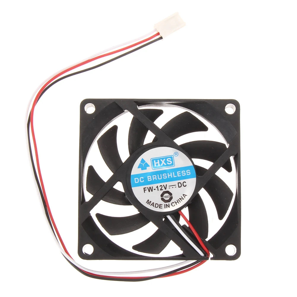 70mm PC CPU Cooling Cooler Fan DC 12V 3Pin Computer CPU Cooling Fan 2200RPM PC Case Chassis Fans Case Cooler