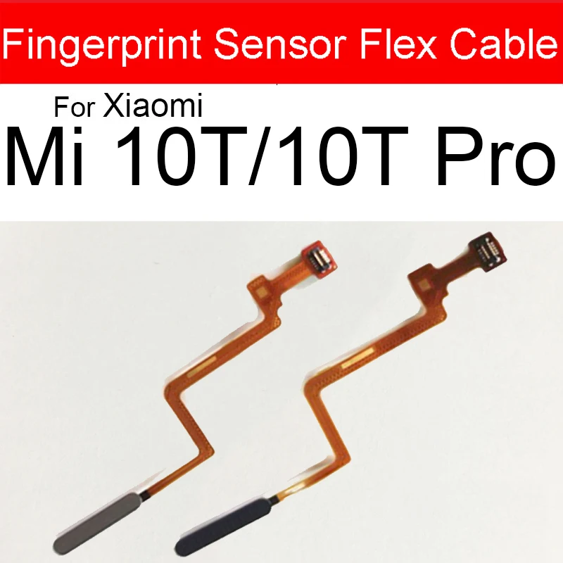 Finger Print Sensor Connector For Xiaomi Mi 10T 11T Pro Mi 10T 11 Lite M2101K9G Touch Sensor Power Button Fingerprint Flex Cable flex cable fingerprint flex cable