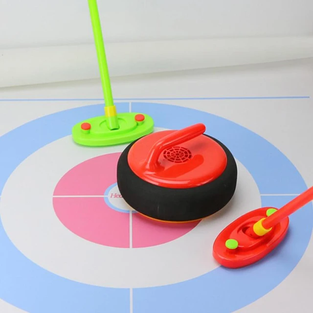 Table Top Fun Family Games Foldable Mini Curling Ball Tabletop Curling Game  For Kids Adults Teens Boys Family School Travel - AliExpress