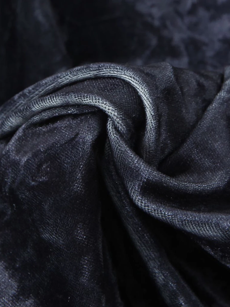 Plus Size Women's Long Dress Premium Gradient Velour Butterfly Print Front Slit Elegant Square Collar Fold Waist Fall 2025