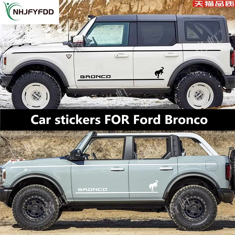 

Новые Пользовательские Автомобильные наклейки для Ford Bronco, модные модифицированные спортивные автомобильные наклейки, пленка, аксессуары