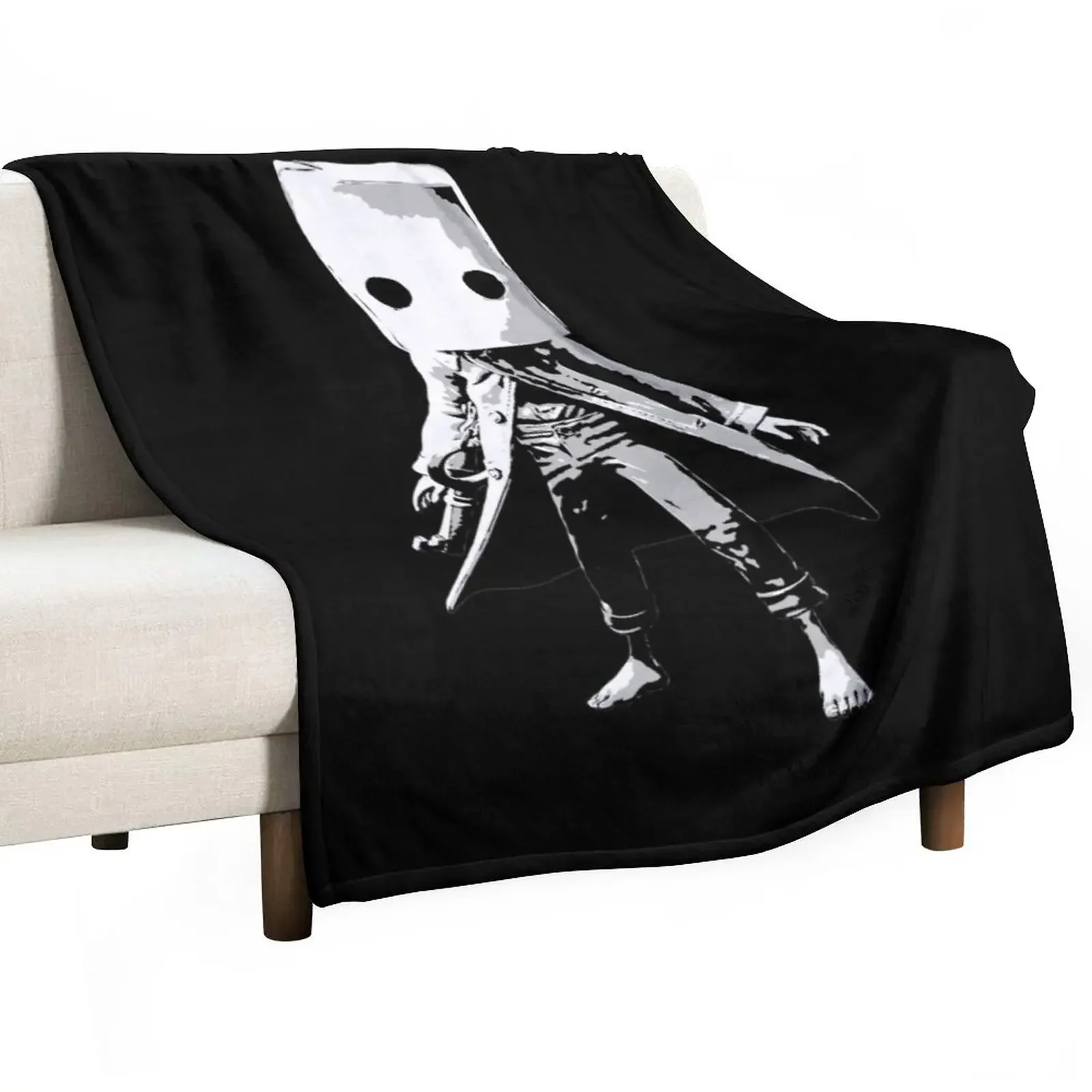 

Nightmares - Mono Throw Blanket Shaggy Luxury Brand Cute Blankets