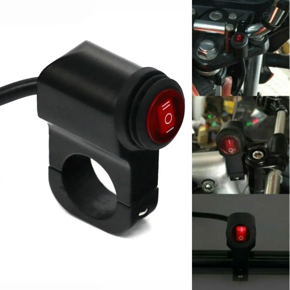 

Refit Accessories Fog Signals Light Control Button Light Indicator Switch Moto Light Controller Motorcycle Handlebar Switch