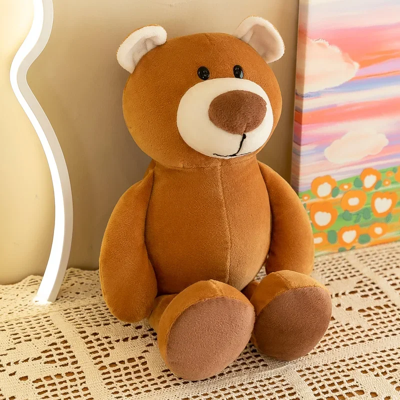 thumbnail image 1 of Peluche de animales del bosque kawaii de 25 cm, muñecos para dormir para niños, muñecos realistas de jungla, león, tigre, elefante, mono, mapache, 1 of 5