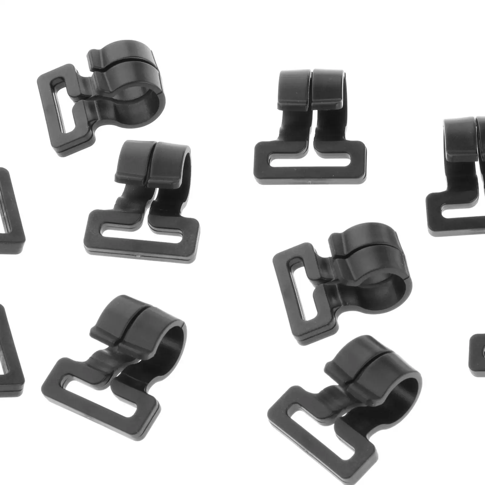 Set of 10 Camping Tent Pole Hook Awning Hooks Windproof Accessories