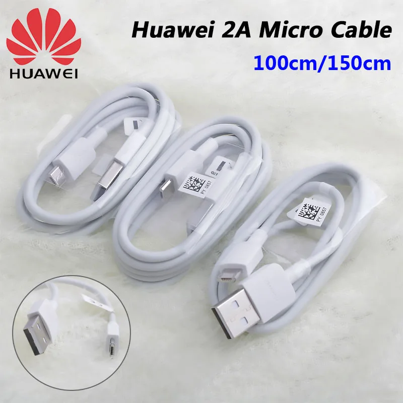 Оригинальный зарядный кабель Huawei Mate 10 Lite 2A micro USB Быстрый для p8 p9 p10 lite mate Honor 8x 7x y5 y6