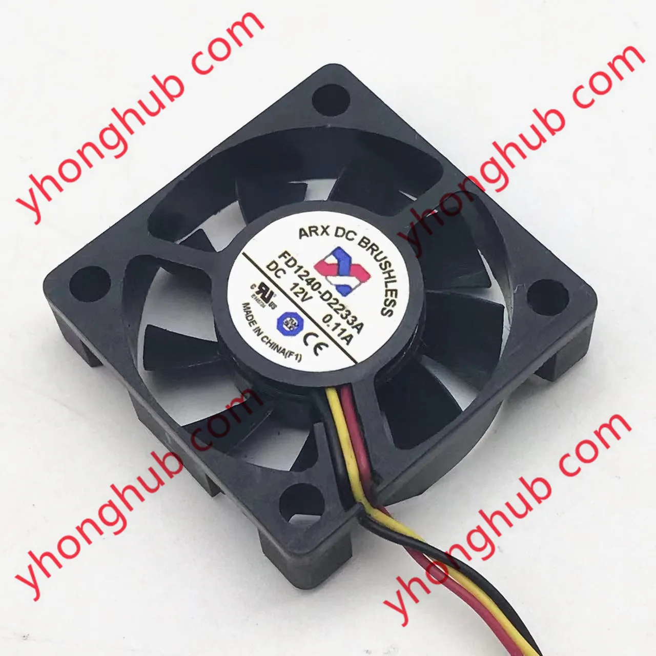 

ARX FD1240-D2233A DC 12V 0.11A 40x40x10mm 3-проводной Вентилятор охлаждения сервера