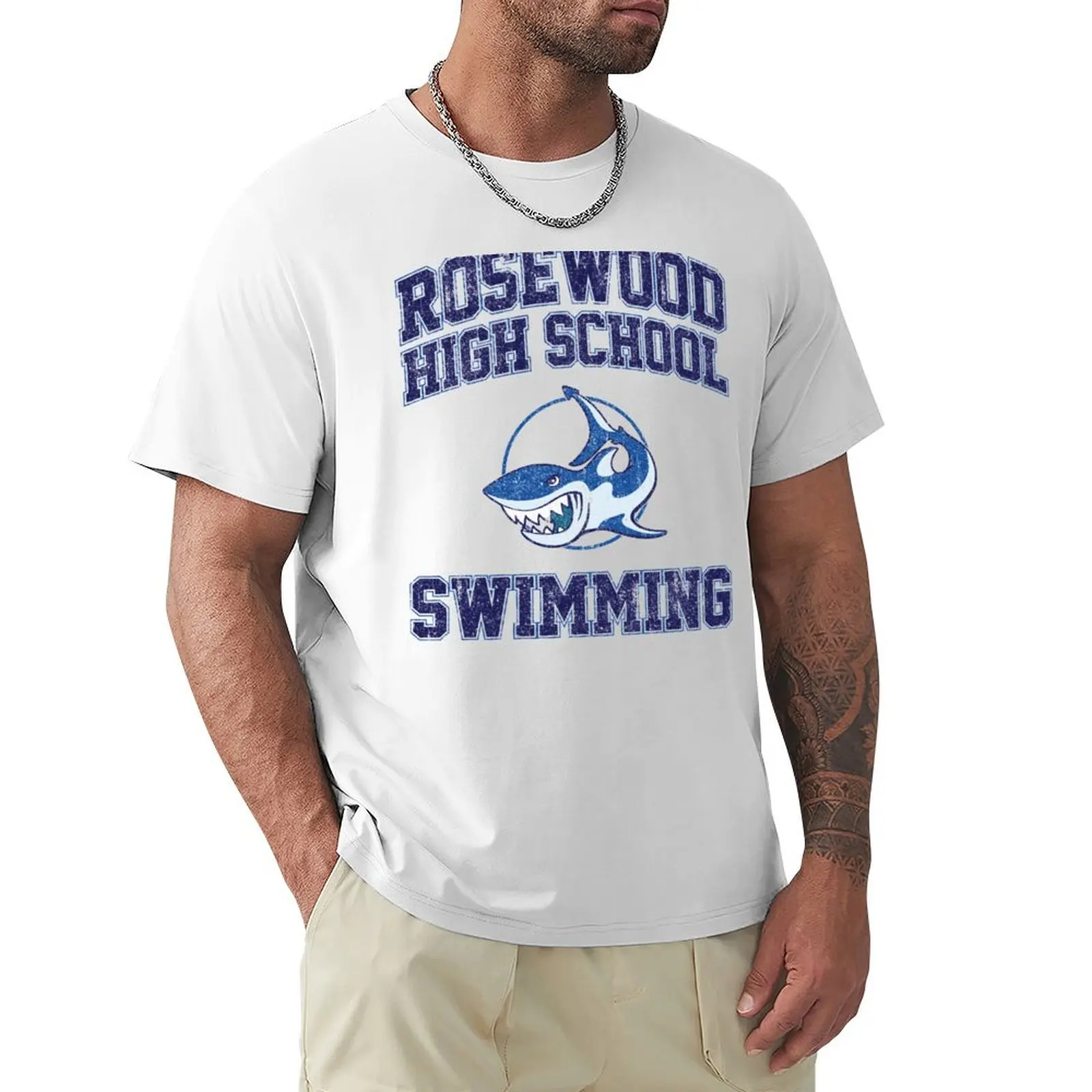 

Футболка Rosewood для школьного плавания (вариант), женские топы, эстетическая одежда, спортивные вееры, быстросохнущая мужская тренировочная рубашка