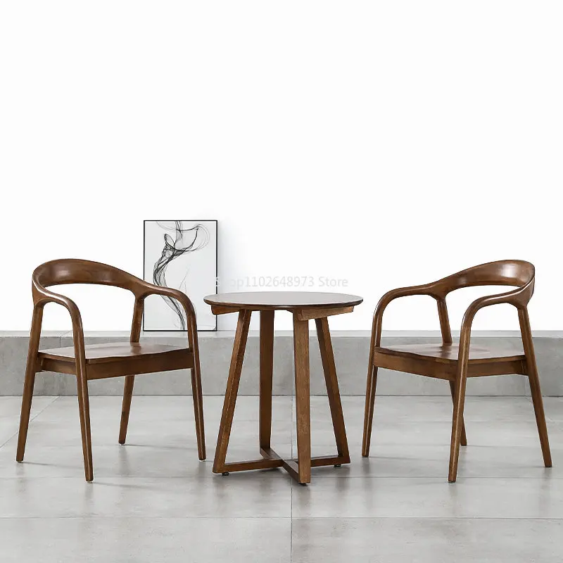 Moderní severská jídelní chairs kůže ruka ergonomická dřevěný jídelní chairs výtvarník luxusní mobilní sillas de comedor domácí nábytek