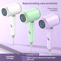 Negative Ionic Blow Dryer Foldable Hairdryer For Travel Fast Drying Lightweight Hairdryer Low Noise Portable Household Hairdryer 1