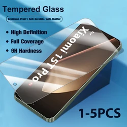 Premium Tempered Glass Screen Protector - Ultra Durable 9H Film Cover (1 - 5 Pieces) - Xiaomi 15T (4 Pieces Glass)