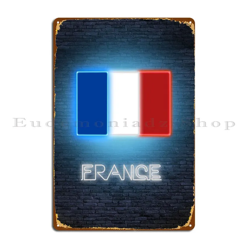 

France Metal Sign Designer Party Garage Club Plaques Customize Tin Sign Poster