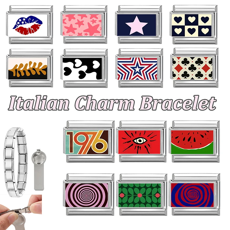 Stainless Steel Charm Bracelet for Jewelry Making