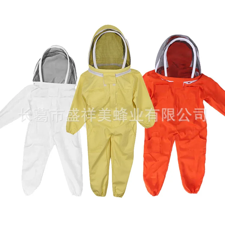 

Beekeeping Space Suit Tool Children'S Bodysuit Yellow, White, Orange Three Available Colors Bee Sting Suit