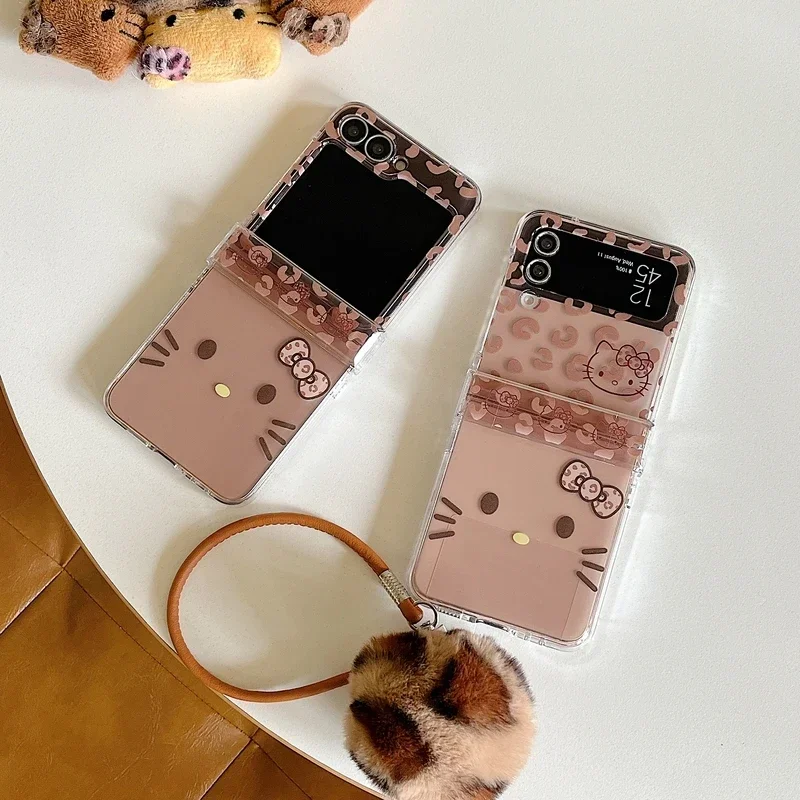 Galaxy Z Aliexpress Hello Kitty Flip Phone Cartoon Kawaii Hello