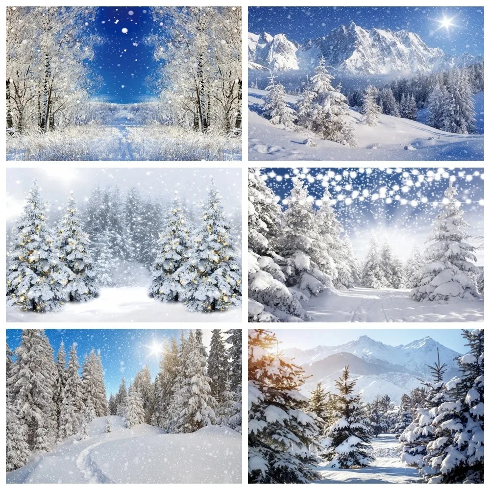 Winter Snow Natural Background 1