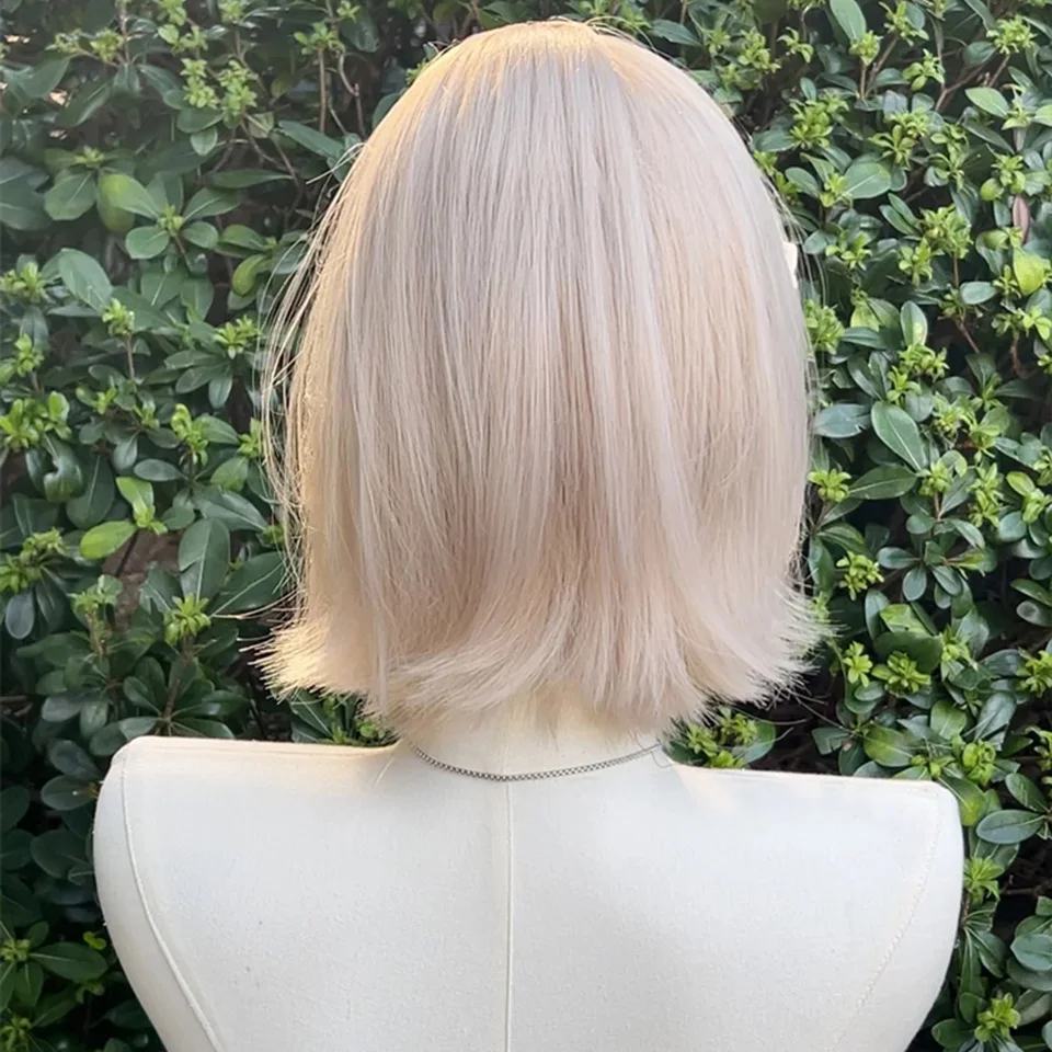 Brown Synthetic Long Deep Wave Wig For Women With Bangs