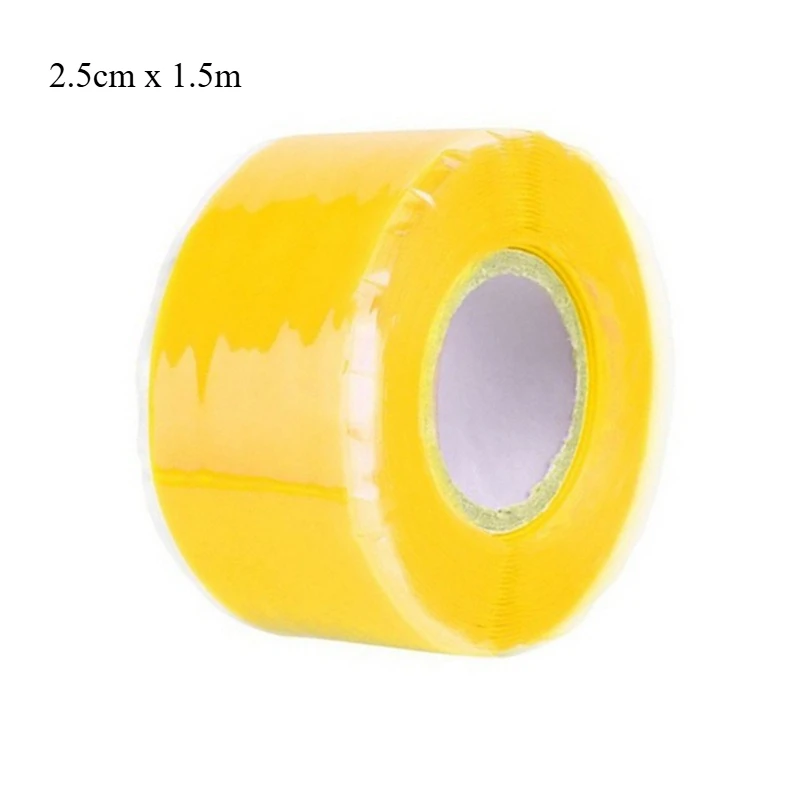 Versatile Waterproof Self-Fusing Silicone Repair Tape - High Temperature & Strong Sealant
