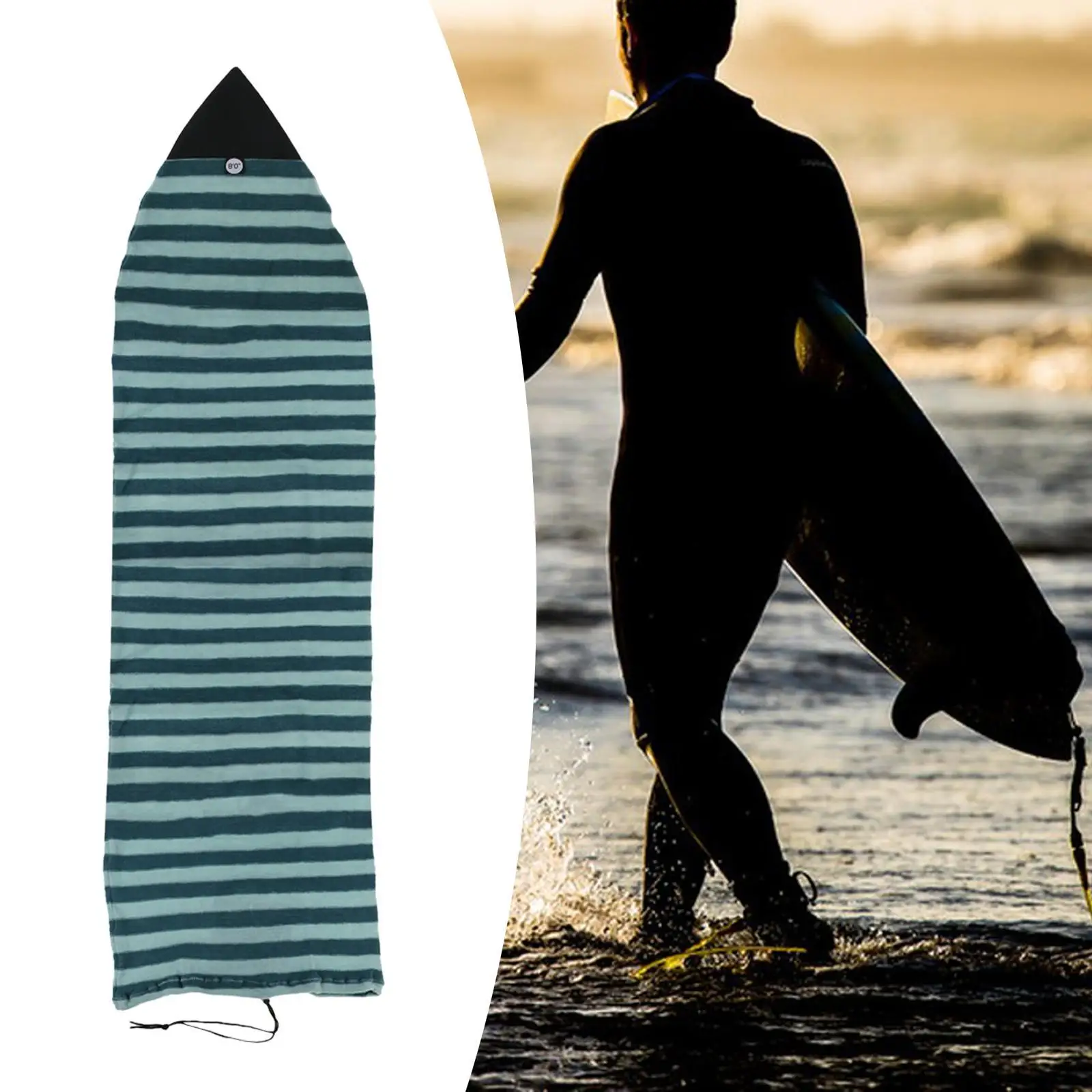 Surfboard Sock Cover Board Bag for Snowboard Shortboard Standup Paddleboard