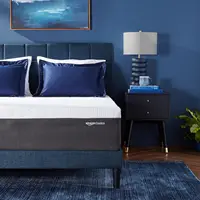 Gel Memory Foam Mattress, Firm, Cooling, Queen Size Mattress, CertiPUR-US Certified, 80 x 60 x 12 inches, White/Dark Gray 1