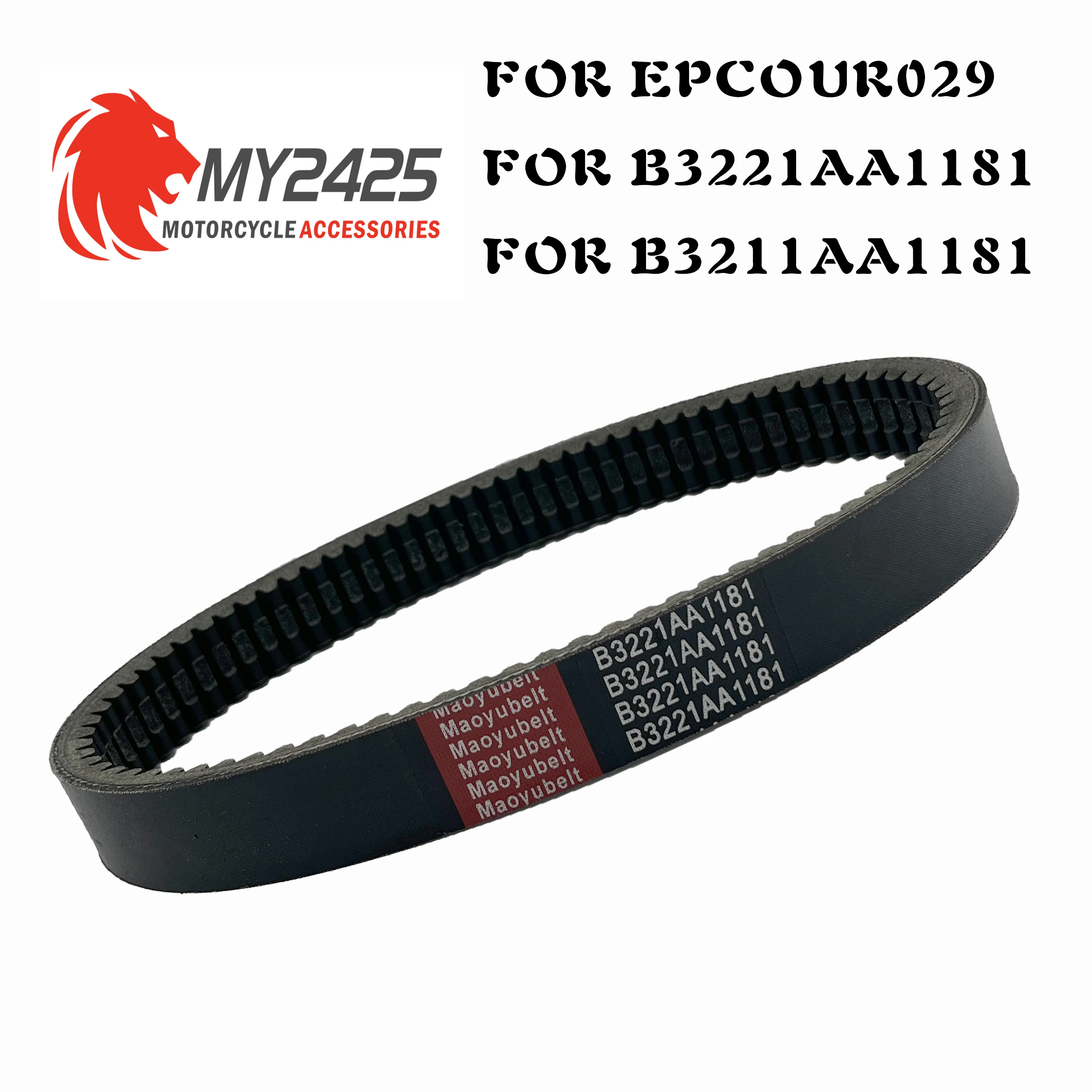 

For Codlice EPCOUR029 B3221AA1181 B3211AA1181 For JDM Orane TITANE 1/2/3 Albizia Abaca Microcar MC1/MC2 Yanmar Drive Belt