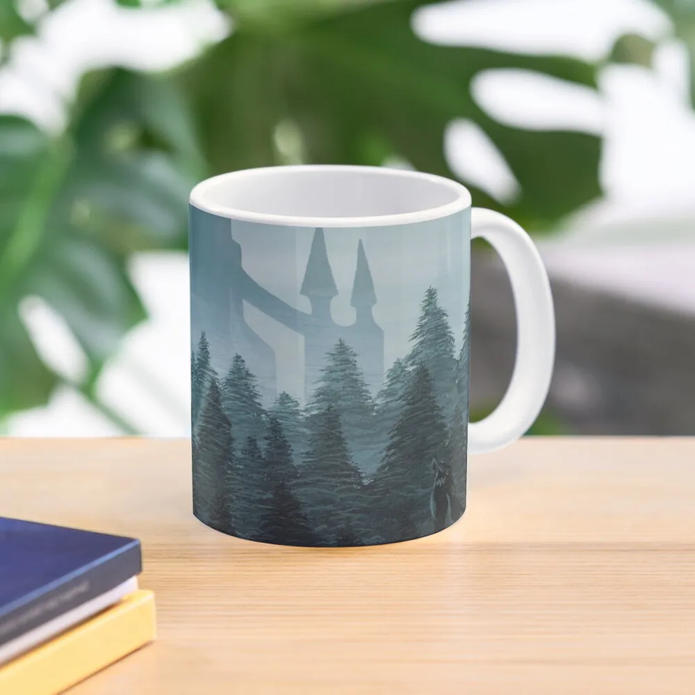 

Misty Castle Coffee Mug Ceramic Cups Creative Thermal Mug