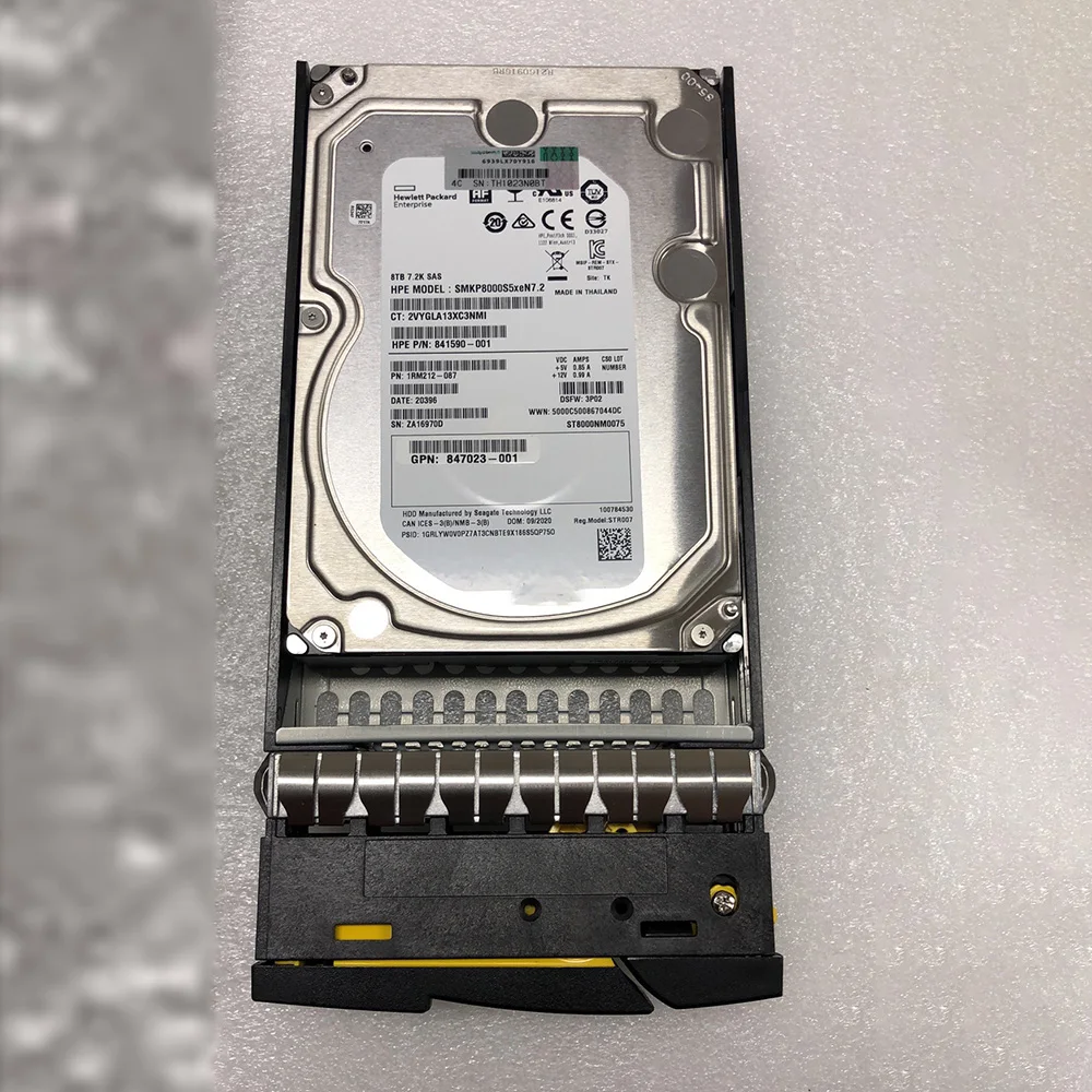 8TB, HP 3PAR8000 846590-001 841590-001 P9B44A 8T SAS 12GB 7.2K 3.5  ϵ ũ