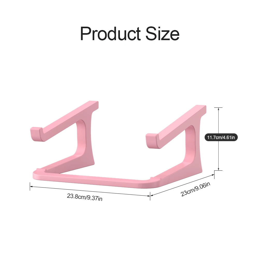 인체공학적 노트북 스탠드와 키보드 스탠드 - 휴대용 데스크탑 리프트, 맥북, PC, 태블릿에 적합 - 견고함