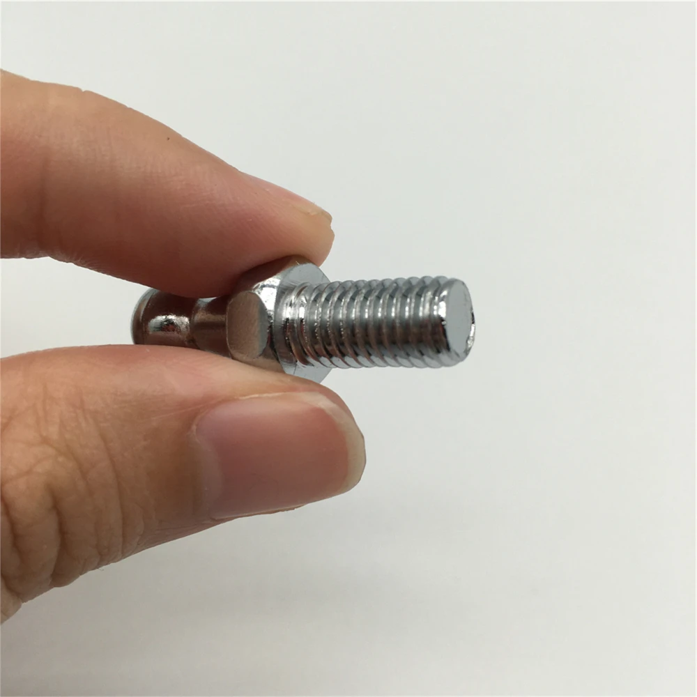 For Spring Lift Supports 2x 10mm M8 M6 Universal Boot Bonnet Gas Strut End Fitting Connector Ball Screw Bolt Pin Joint Valve