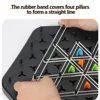 Chain Triangle Triggle Rubber Band Game Educational Interactive Game Battle Set  Teaser Strategy Game For Family Party Gift 5